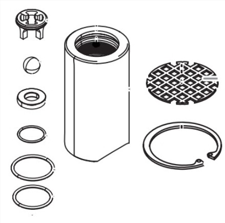 Titan 0537254A Foot Valve Assembly
